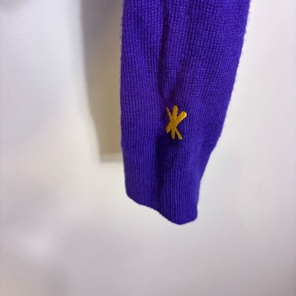 NFL Minnesota Vikings Football Holiday Purple & Yellow Sweater Men's XXL - Picture 7 of 7